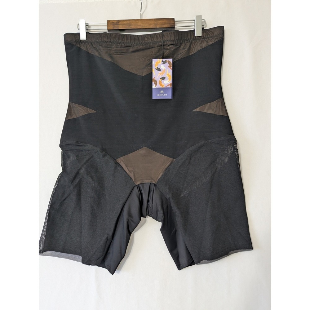 Honeylove SuperPower Short All Over Sculpt Black Shapewear Compression‎ Size 3X